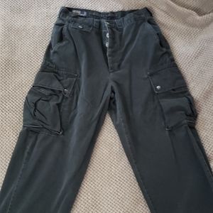 Black cargo khakis by polo